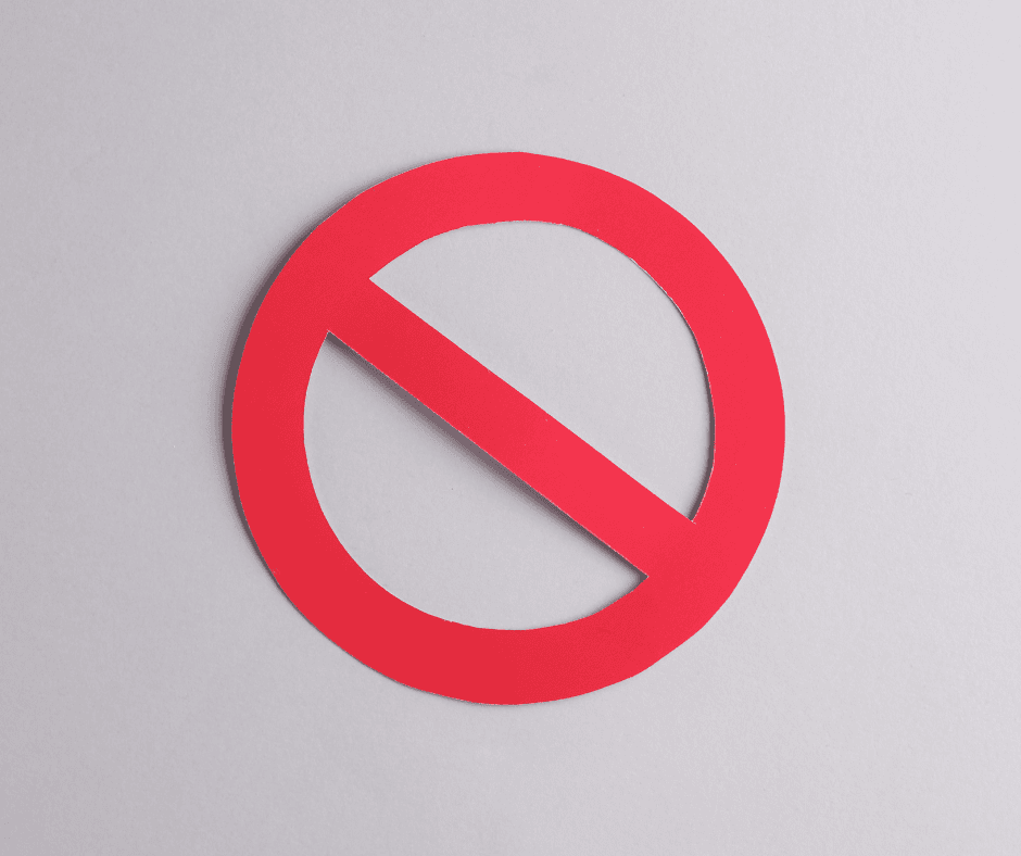 Prohibited use cases of STP treated water